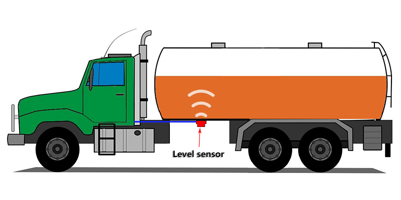 Sensor de nivel de camión cisterna