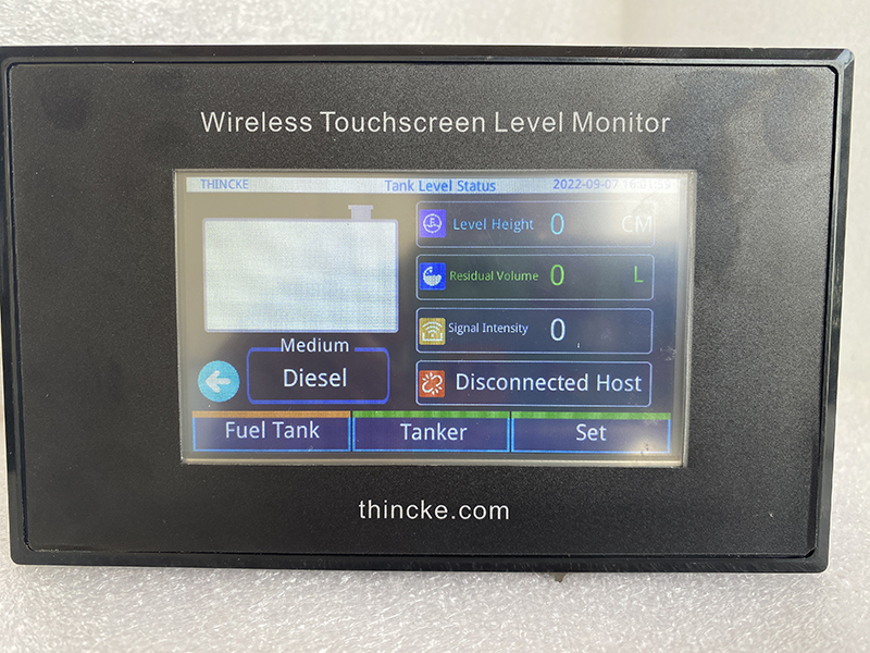 wireless touchscreen level monitor