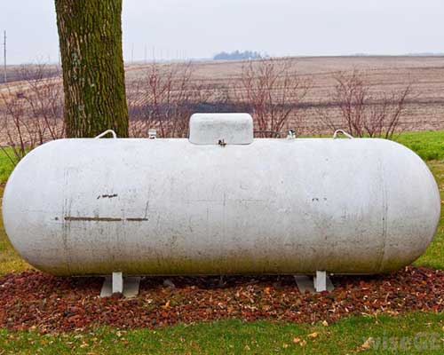 réservoir de propane résidentiel