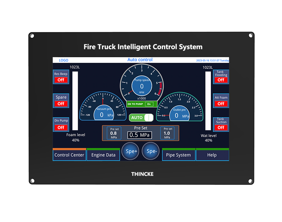 Fire Truck Intelligent Control System
