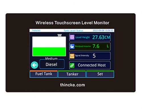 Moniteur de niveau à écran tactile sans fil