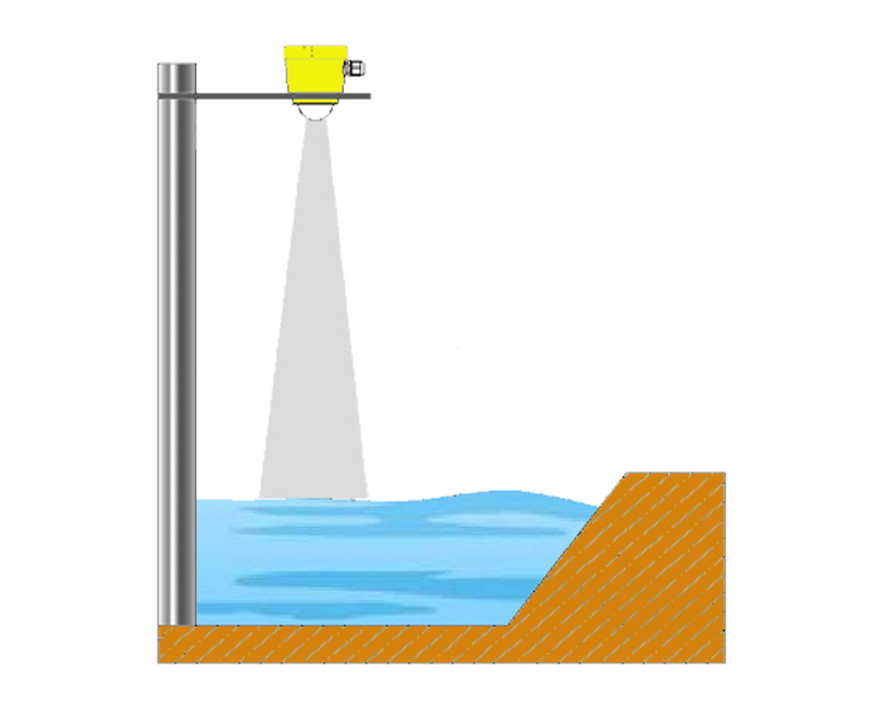 Sensor de nivel de agua por radar (FMCW) para río